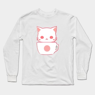 Teacup Kitten Long Sleeve T-Shirt